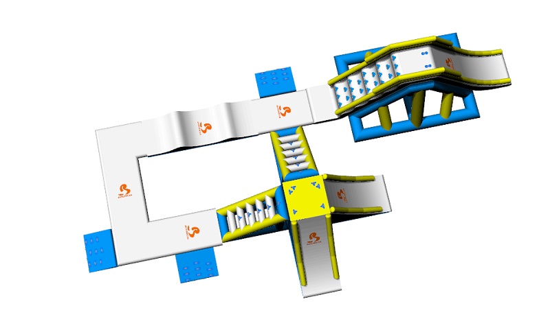 application-inflatable water parks-floating water park-inflatable water playground-Bouncia -img
